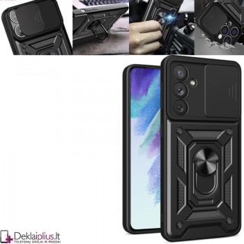 5in1 smūgiams atsparus dėklas su žiedu ir kameros apsauga (Samsung A54 5G)